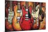 Guitar Collage-Bruce Langton-Mounted Art Print