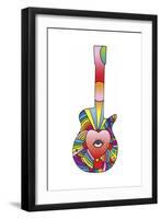 Guitar Eye Heart-Howie Green-Framed Giclee Print