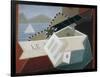 Guitar Facing the Sea-Juan Gris-Framed Art Print