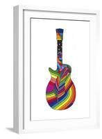 Guitar Feather-Howie Green-Framed Giclee Print