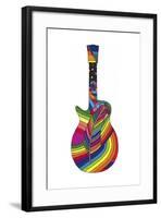 Guitar Feather-Howie Green-Framed Giclee Print