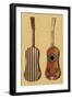 Guitar Inlaid with Mother-of-pearl, from 'Musical Instruments'-Alfred James Hipkins-Framed Giclee Print