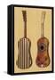 Guitar Inlaid with Mother-of-pearl, from 'Musical Instruments'-Alfred James Hipkins-Framed Stretched Canvas