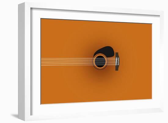 Guitar Minimal-Mark Ashkenazi-Framed Giclee Print