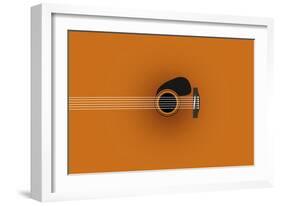 Guitar Minimal-Mark Ashkenazi-Framed Giclee Print