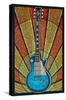 Guitar - Mosaic-Lantern Press-Stretched Canvas