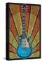 Guitar - Mosaic-Lantern Press-Stretched Canvas