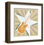 Guitar No. 1 Carnival Style-John W^ Golden-Framed Art Print