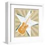 Guitar No. 1 Carnival Style-John W^ Golden-Framed Art Print