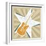 Guitar No. 1 Carnival Style-John W Golden-Framed Giclee Print