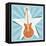 Guitar No. 2 Carnival Style-John W Golden-Framed Stretched Canvas