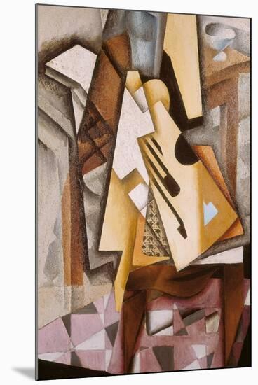 Guitar on a Chair-Juan Gris-Mounted Giclee Print