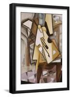 Guitar on a Chair-Juan Gris-Framed Art Print