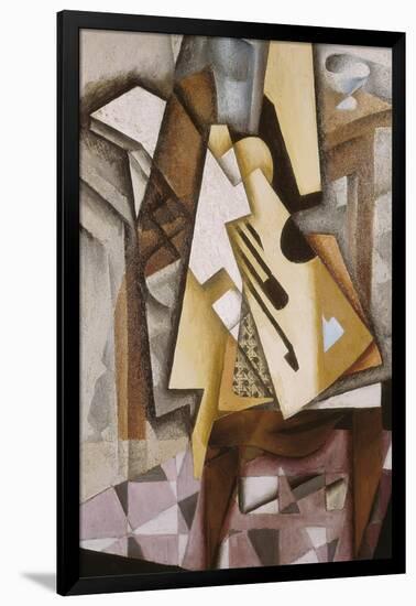 Guitar on a Chair-Juan Gris-Framed Art Print