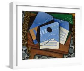 Guitar on a Table, 1915-Juan Gris-Framed Art Print