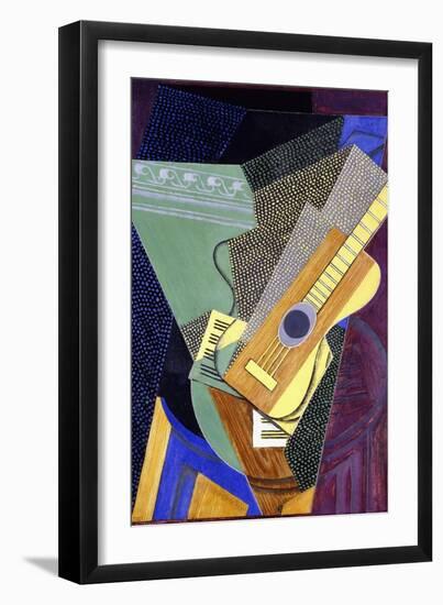 Guitar on a Table; Guitare Sur Une Table, 1916-Juan Gris-Framed Giclee Print