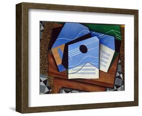 Guitar on a Table-Juan Gris-Framed Giclee Print