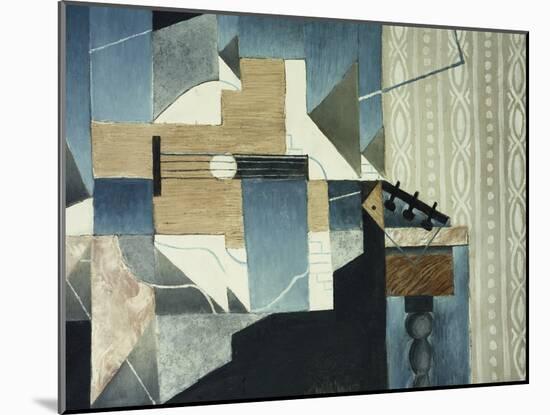 Guitar on Table; La Guitare Sur La Table, 1913-Juan Gris-Mounted Giclee Print