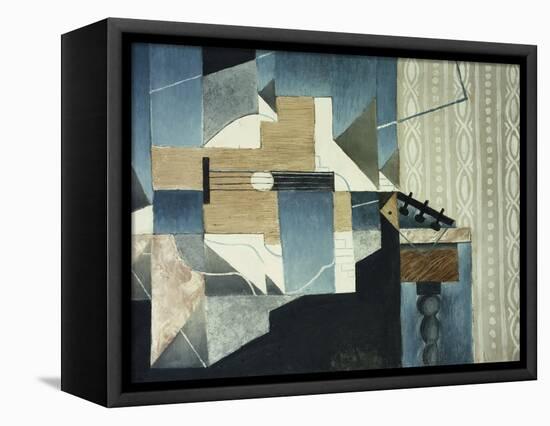 Guitar on Table-Juan Gris-Framed Stretched Canvas