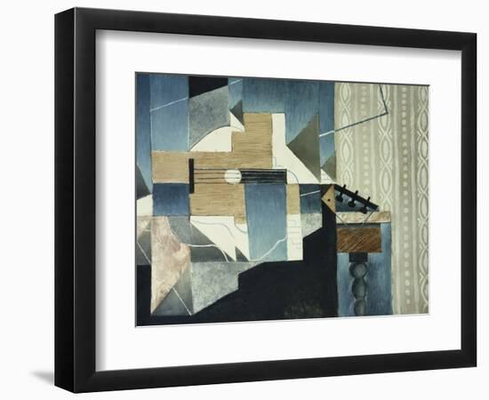 Guitar on Table-Juan Gris-Framed Giclee Print