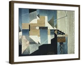 Guitar on Table-Juan Gris-Framed Giclee Print