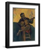 Guitar Player, 1894-Paul Gauguin-Framed Giclee Print