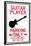 Guitar Player Parking Only-null-Framed Poster