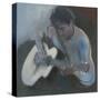 Guitar Player-Neil Helyard-Stretched Canvas