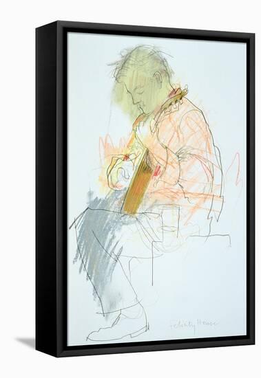 Guitar Player-Felicity House-Framed Stretched Canvas