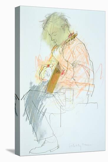 Guitar Player-Felicity House-Stretched Canvas