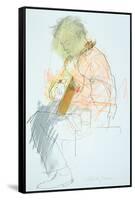 Guitar Player-Felicity House-Framed Stretched Canvas
