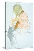 Guitar Player-Felicity House-Stretched Canvas