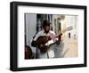 Guitar-Playing Troubador, Trinidad, Sancti Spiritus, Cuba-Christopher P Baker-Framed Photographic Print