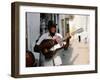 Guitar-Playing Troubador, Trinidad, Sancti Spiritus, Cuba-Christopher P Baker-Framed Photographic Print