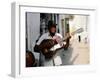 Guitar-Playing Troubador, Trinidad, Sancti Spiritus, Cuba-Christopher P Baker-Framed Photographic Print