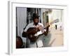 Guitar-Playing Troubador, Trinidad, Sancti Spiritus, Cuba-Christopher P Baker-Framed Photographic Print