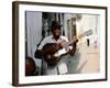 Guitar-Playing Troubador, Trinidad, Sancti Spiritus, Cuba-Christopher P Baker-Framed Photographic Print