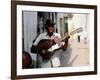 Guitar-Playing Troubador, Trinidad, Sancti Spiritus, Cuba-Christopher P Baker-Framed Photographic Print