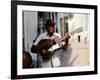 Guitar-Playing Troubador, Trinidad, Sancti Spiritus, Cuba-Christopher P Baker-Framed Photographic Print