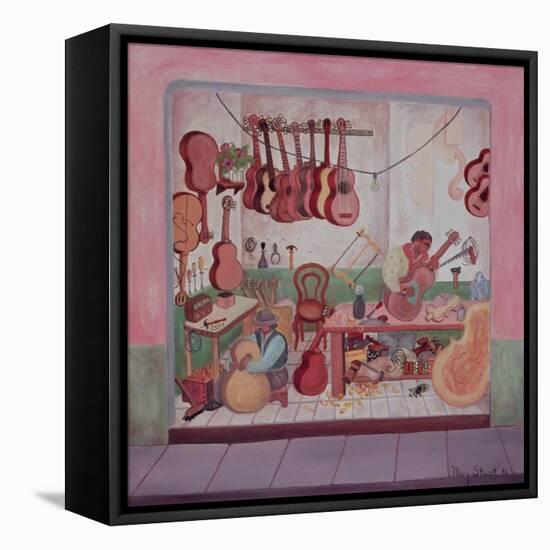 Guitar Store, 1976-Mary Stuart-Framed Stretched Canvas