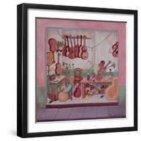 Guitar Store, 1976-Mary Stuart-Framed Giclee Print