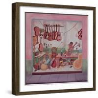 Guitar Store, 1976-Mary Stuart-Framed Premium Giclee Print