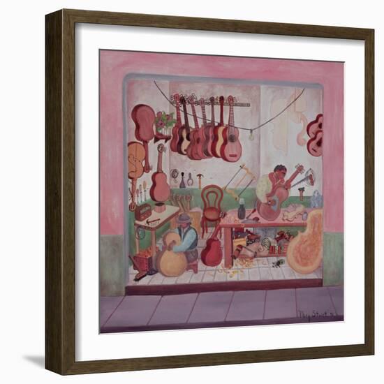 Guitar Store, 1976-Mary Stuart-Framed Premium Giclee Print