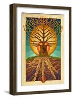 Guitar Tree-Lantern Press-Framed Art Print