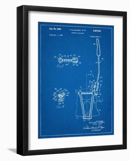 Guitar Vibrato, Wammy Bar Patent-null-Framed Art Print