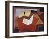 Guitar with Sheet of Music-Juan Gris-Framed Giclee Print