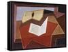 Guitar with Sheet of Music-Juan Gris-Framed Stretched Canvas