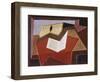 Guitar with Sheet of Music-Juan Gris-Framed Giclee Print