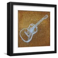 Guitar-John W^ Golden-Framed Art Print