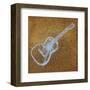 Guitar-John W^ Golden-Framed Art Print